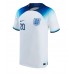 Cheap England Phil Foden #20 Home Football Shirt World Cup 2022 Short Sleeve